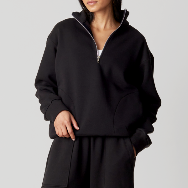 Women’s Black Co-Ord Set | Premium Cotton Fleece Comfort